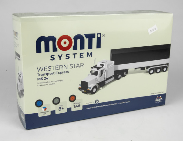 Model skládačka Western Star Transportexpres