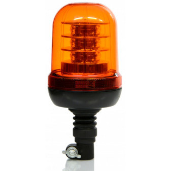 Maják LED CN oranžový 18LED 12/24V-3W na tyč