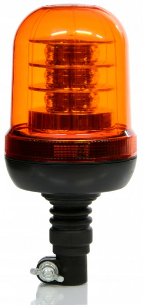 Maják LED CN oranžový 18LED 12/24V-3W na tyč