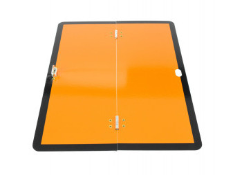 Tabule reflexní  ADR oranžová sklápěcí horizontálně, s rámečkem (400x300 mm)