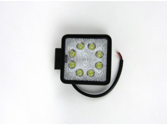 Svítilna pracovní 8 LED 10-30V, 8*3W, 109*109mm