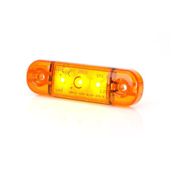 Svitilna poziční boční oranžová 3 LED