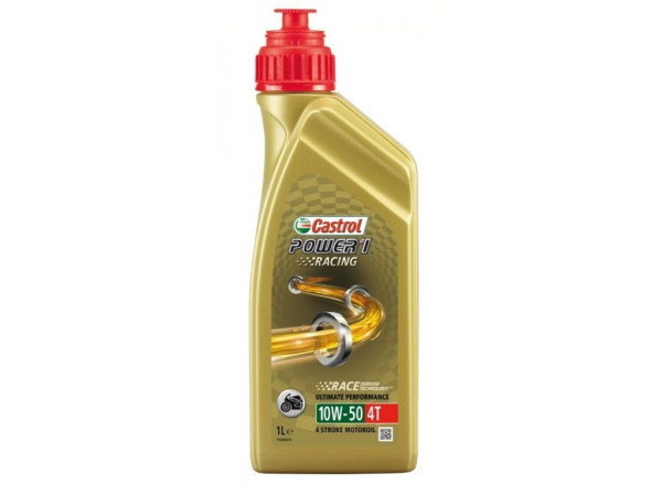 Olej motorový 10W50 CASTROL POWER 1 4T MOTO RACING 1L