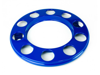 Kryt kola 22,5" 10 otvorů s dírou modrý