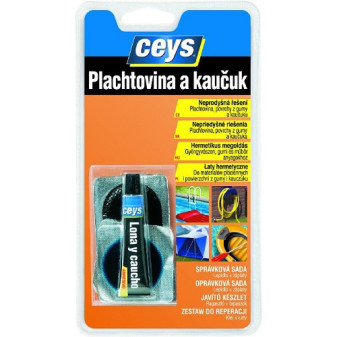 Plachtovina a kaučuk 7ml + 4 záplaty CEYS