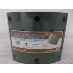 SET OF BRAKE LININGS MOTOKOV 180 MT19262.2 22.5/17.5 180-200