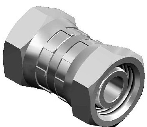 Šroubení A-A 1/4"BSP hydraulika