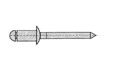 Nýt trhací AL/FE 4,8x30 , balení 10 ks