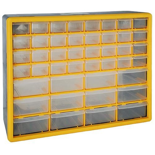 Organizér - 44 zásuvek, 500x160x390mm