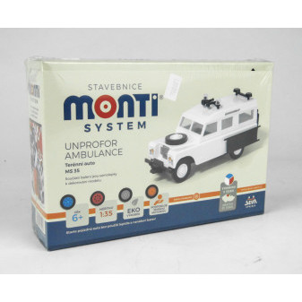 Model skládačka Land Rover ambulance