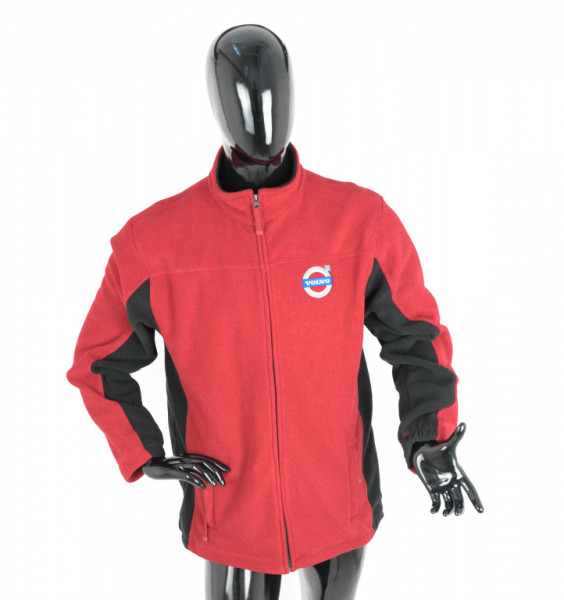 Bunda/mikina fleece VOLVO červená L