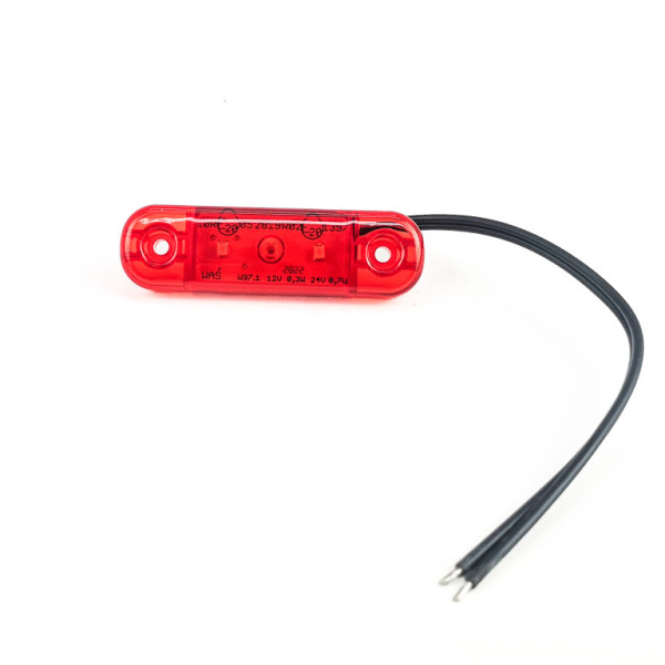 Svitilna poziční boční červená 3 LED