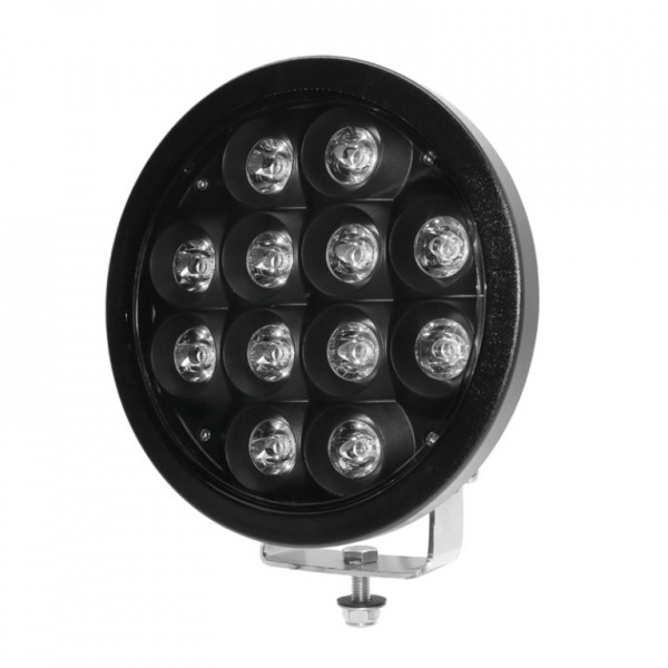 Svítilna pracovní LED - průměr 230 mm, 12-48V, 12 CREE LED, 72W, 7700Lm