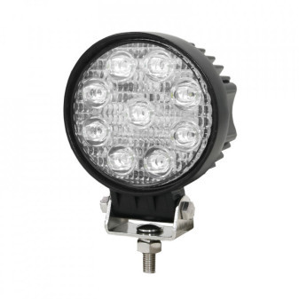Svítilna pracovní LED - průměr 90mm, 10-32V, 9 ETI LED, 27W, 1600Lm, R10
