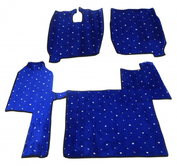 Koberce textilní IVECO, EUROTECH, 2000-2004, modré, kompletní kabina
