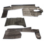 Koberce textilní MERCEDES, ATEGO 2124, 2012, šedé, kompletní kabina