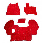 Koberce textilní DAF, DAF LF, nový model od 2012, červené, kompletní kabina