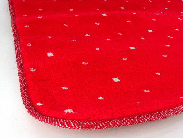 Koberce textilní MERCEDES, ACTROS MP1, 2000-2004, červené, kompletní kabina