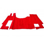 Koberce textilní MERCEDES, ACTROS MP2-3, 2005, červené, kompletní kabina