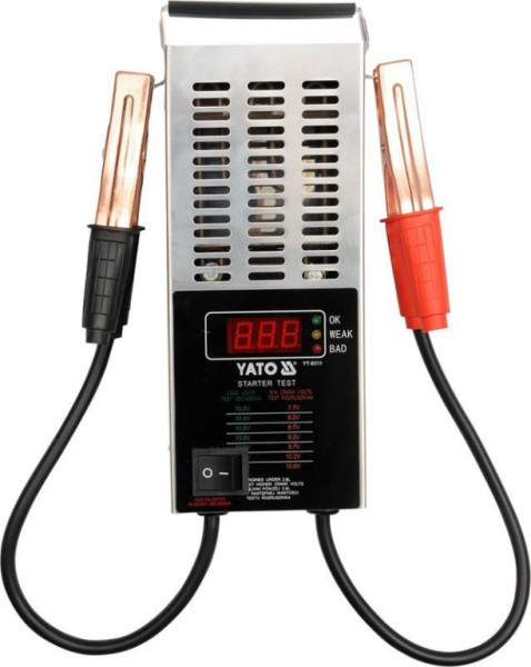 Tester autobaterie LED digitální 12V