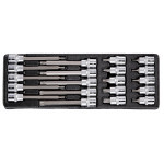 Sada zástrčných hlavic TORX 1/2, 20 dílů