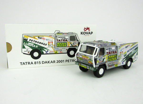 Model Tatra 815 Dakar 2001 PETROBRAS plechový