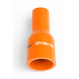Redukce silikonová přímá, průměr 38/22 mm, délka 102 mm