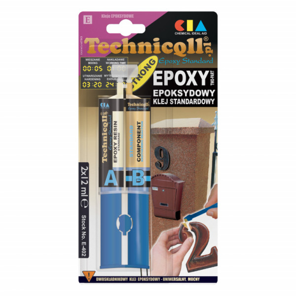 Lepidlo epoxidové standard TECHNICQLL 2x12ml