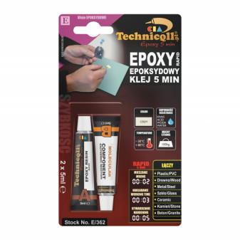 Lepidlo epoxidové 5minutové TECHNICQLL 2x5ml