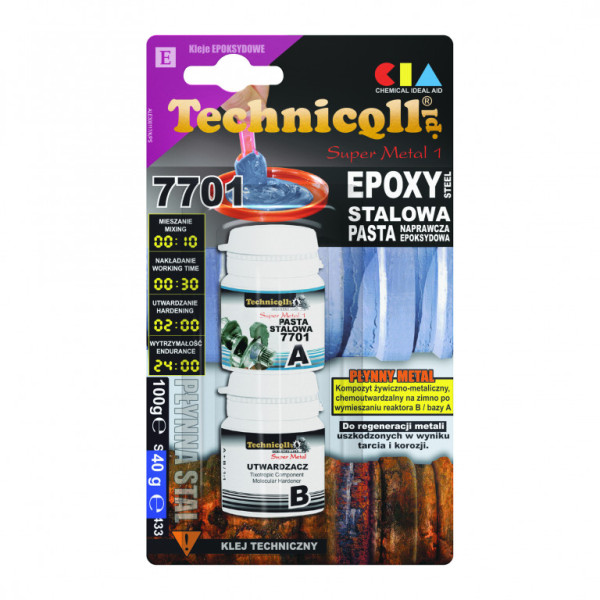 Pasta epoxidová ocelová TECHNICQLL 100g