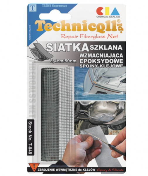 Tkanina skelná na opravy TECHNICQLL 8,4cm/50cm