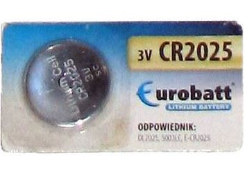 Baterie EUROBATT CR2025 3V lithiová