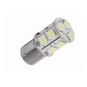 Žárovka LED 12V Ba15s 13xLED bílá