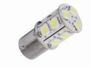 Žárovka LED 12V Ba15s 13xLED bílá