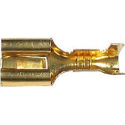 Konektor protiotřesový - zdířka 6,3mm, kabel 1-2,5mm2, prolis