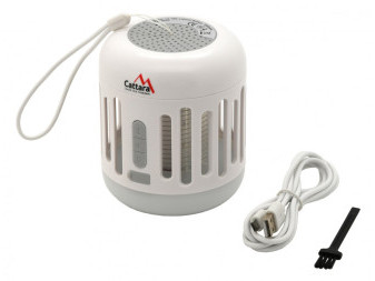 Svítilna MUSIC CAGE Bluetooth nabíjecí + UV lapač hmyzu, 7W, 10x10x12cm