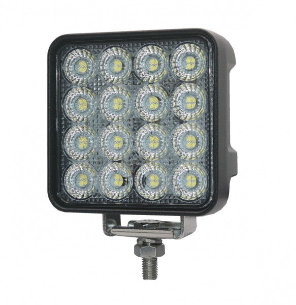 Svítilna pracovní LED 105x105mm, 10-32V, 64x1W OSRAM LED, 4105 Lm, R10