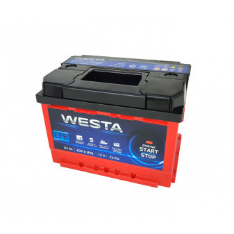 Autobaterie WESTA RED 12V/63 Ah EFB start-stop