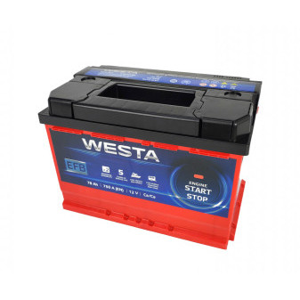 Autobaterie WESTA RED 12V/78 Ah EFB start-stop