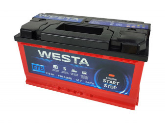 Autobaterie WESTA RED 12V/110 Ah EFB start-stop