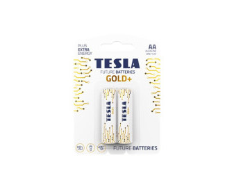 Baterie AA GOLD 1,5V alkalická TESLA - balení 2kusů