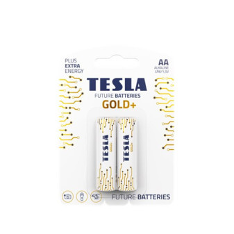 Baterie AA GOLD 1,5V alkalická TESLA - balení 2 kusů