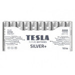 Baterie AAA SILVER 1,5V alkalická TESLA - balení 10 kusů