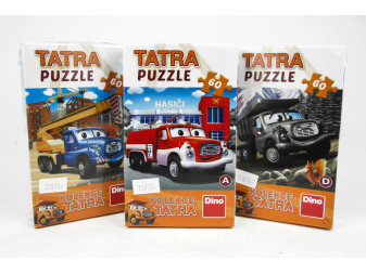 Hračka puzzle Tatra 23,5x21,5cm 6 druhů