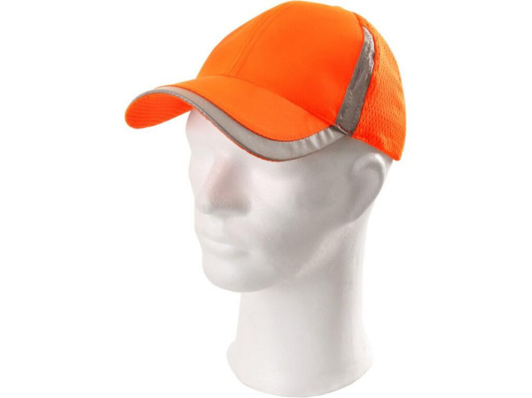 Čepice kšiltovka výstražná CXS-ELY, oranžová, CANIS