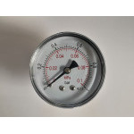 Manometr 1/4" 0-1 barů MZ 63mm, plast zadní