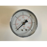 Manometr 1/4" 0-6 barů MZ 63mm, plast zadní