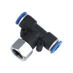 Rychlospojka plast tečko 6 PTFG 1/8" - střed