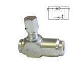 Ventil škrtící 1/4" VRFU90° jednosměrný 400 barů 15 l/min. hydraulika