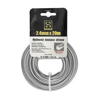 Struna 2,4mm, 20m hranatá